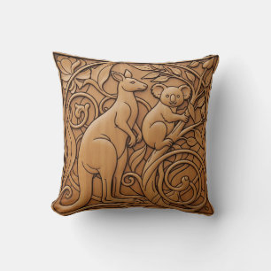 Cojín Decorativo Canguro y Koala