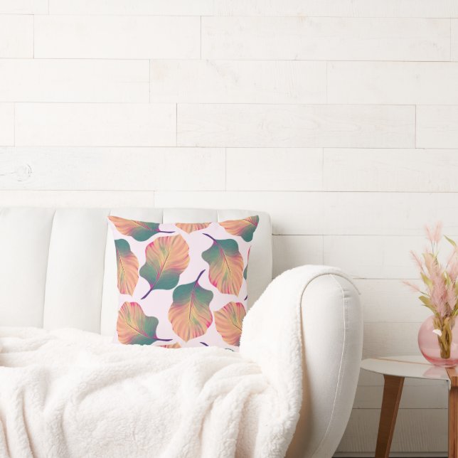 Cojín Decorativo Canna Tropicanna sale de Pastel (Sofá)