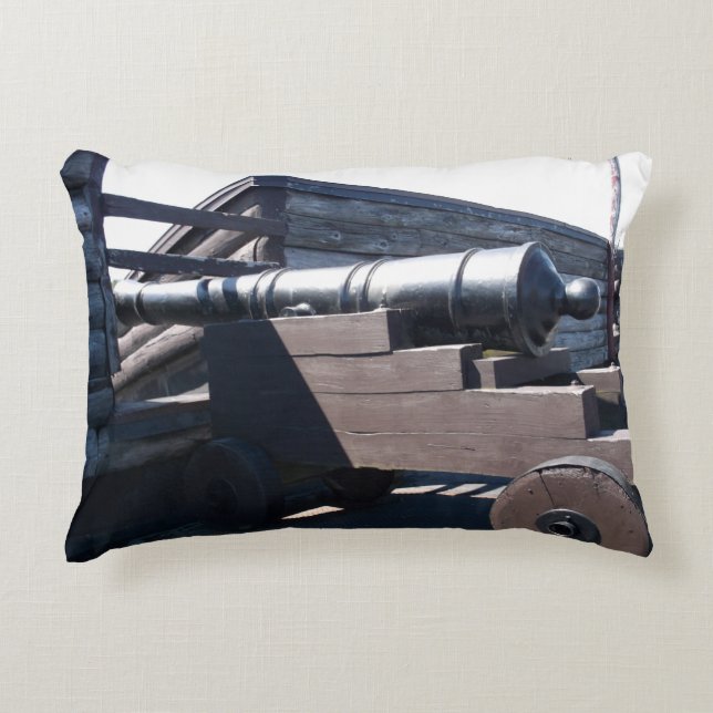Cojín Decorativo Cañón antiguo (Anverso)