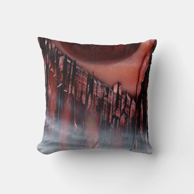 Cojín Decorativo Cañón de rock en Brown (Anverso)