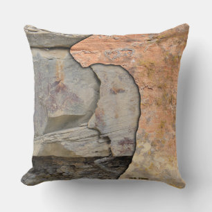 Cojín Decorativo Cañones de habla rock, Nuevo México