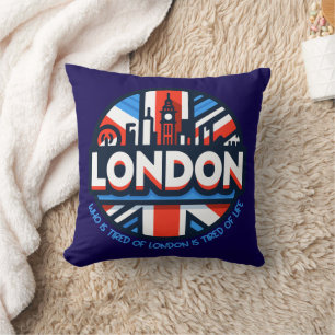 Cojín Decorativo Cansado de Londres