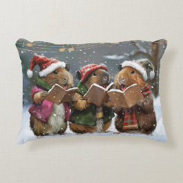 Cojín Decorativo Cantantes de Pig Carol de Guinea