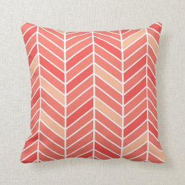 Cojín Decorativo Cantiapiled Chevron| melocotón