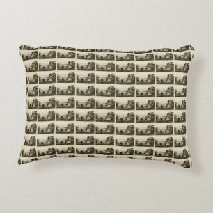 Cojín Decorativo Canvas respaldaron el pato de los pájaros de Améri