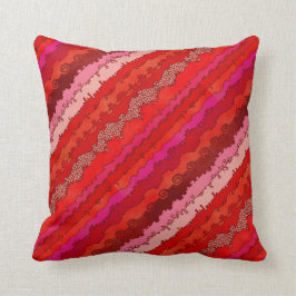 Cojín Decorativo Canyonlands en sombras del rojo
