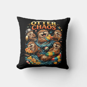 Cojín Decorativo Caos de Nutria