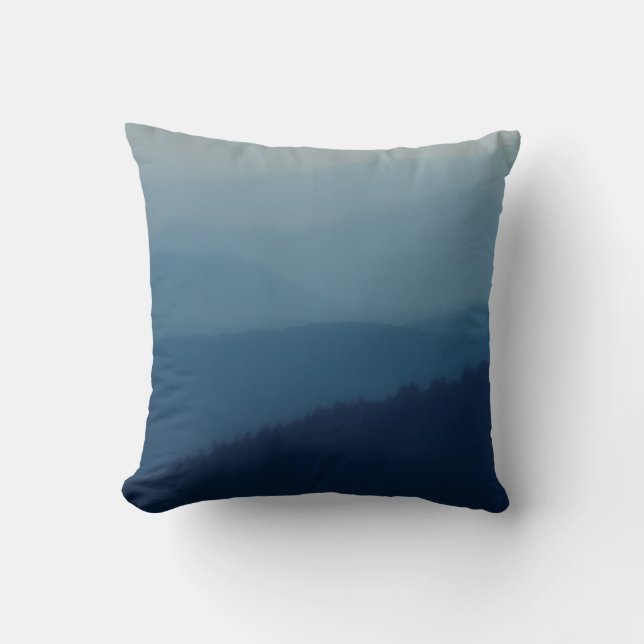 Cojín Decorativo Capas azules (Anverso)
