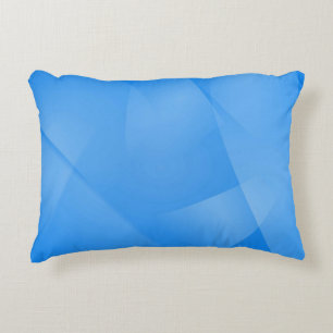 Cojín Decorativo Capas delicadas de azul