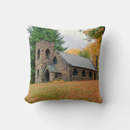Cojín Decorativo Capilla en otoño