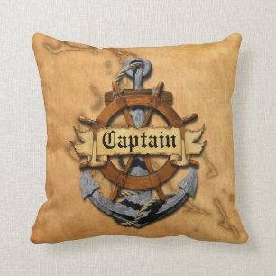 Cojín Decorativo Capitán Anchor y rueda