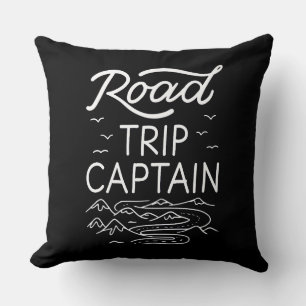 Cojín Decorativo Capitán de viaje en carretera I - Vacaciones de ca