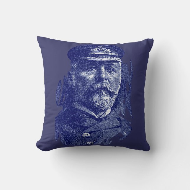 Cojín Decorativo Capitán John Smith, HMS Titanic (Anverso)