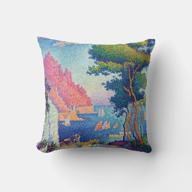 Cojín Decorativo Capo di Noli de Paul Signac (Anverso)