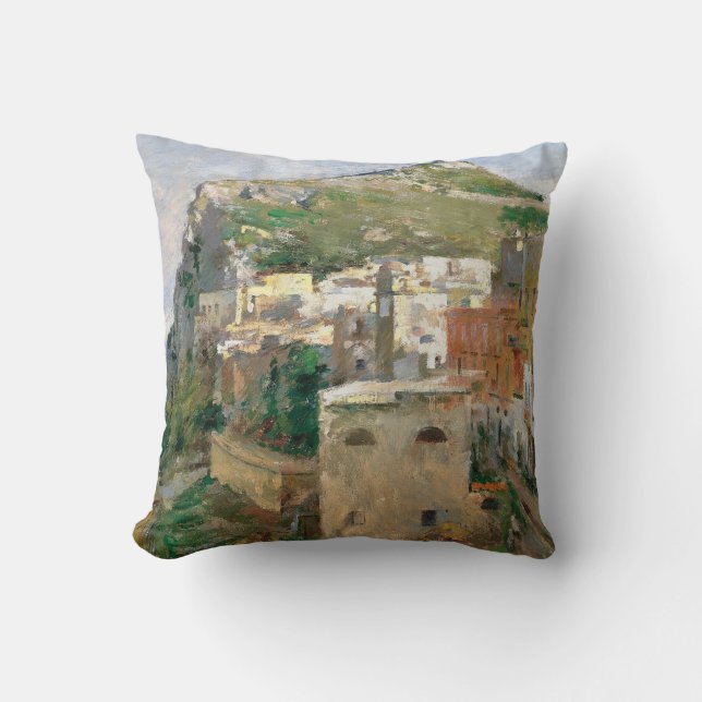 Cojín Decorativo Capri (por Theodore Robinson) (Anverso)