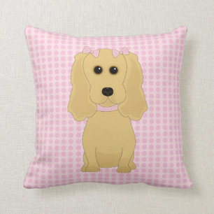 Cojín decorativo caprichoso del arte del perro de