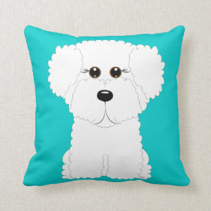 Cojín decorativo caprichoso y lindo de Bichon