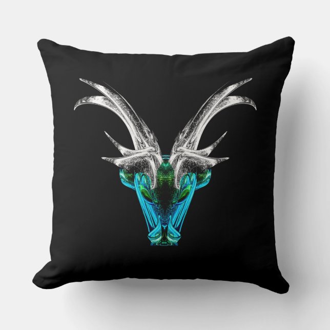 Cojín Decorativo Capricorn – Minimalist Zodiac Decorative Pillow  (Anverso)