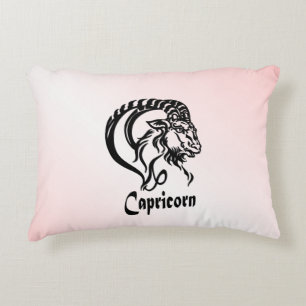 Cojín Decorativo Capricornio de la cabra del mar Zodiac