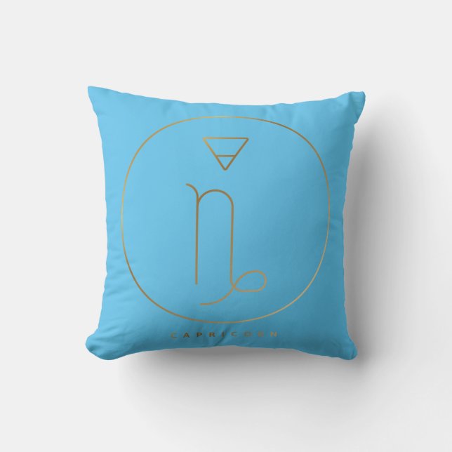 Cojín Decorativo Capricornio Zodiac Emblem Pillow (Anverso)