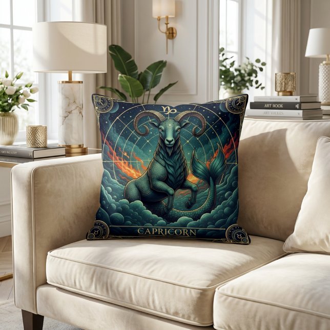 Cojín Decorativo Capricornio Zodiaco Celeste (Subido por el creador)