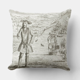 Cojín Decorativo Captain a Bartholomew Roberts (1682-1722) con dos