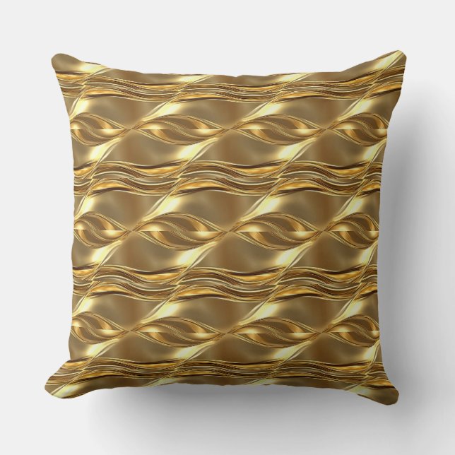 Cojín Decorativo Captivating gold pattern (Anverso)