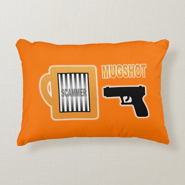 Cojín Decorativo Captura de pantalla de Scammer (Anverso)
