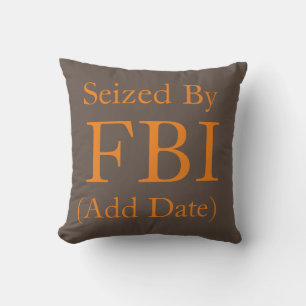Cojín Decorativo Capturado Por Pillow Del FBI