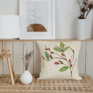 Cojín Decorativo Capullos de flores modernos