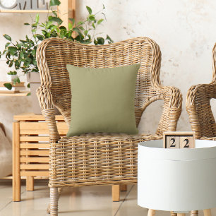 Cojín Decorativo Caqui de color básico