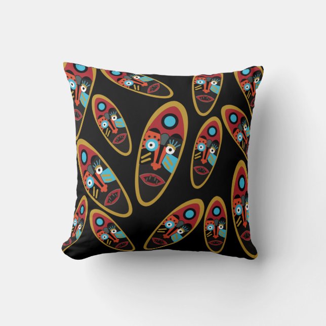 Cojín Decorativo Cara abstracta (Anverso)
