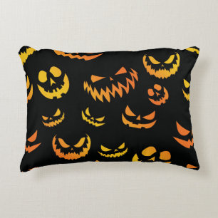 Cojín Decorativo Cara de calabaza de Jack O Lantern