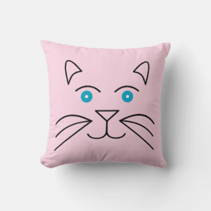 Cojín Decorativo Cara de gato