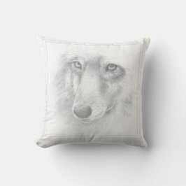 Cojín Decorativo cara de lobo