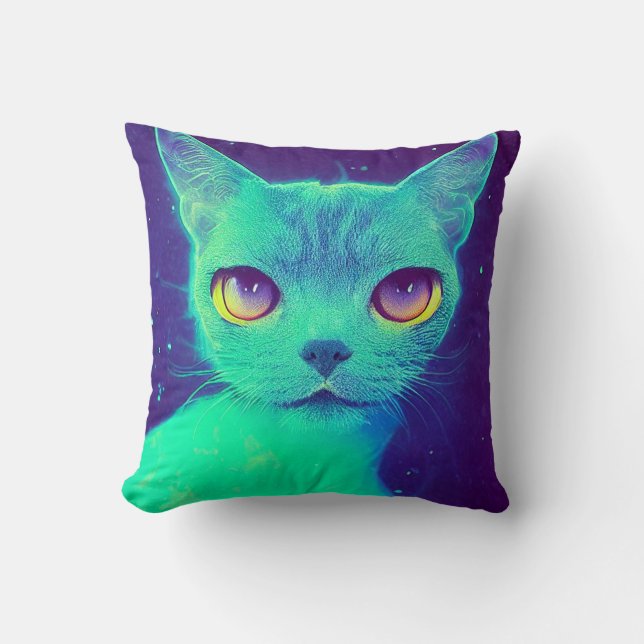 Cojín Decorativo ¡Cara De Meeow! (Anverso)