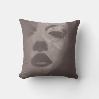 Cojín Decorativo Cara de moda mono pintada de glamour Pillow