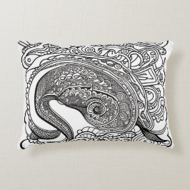 Cojín Decorativo Cara de pavo real