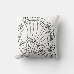 Cojín Decorativo Cara de Tigre Kawaii