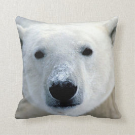 Cojín Decorativo Cara del oso polar