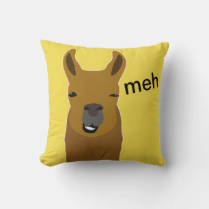 Cojín Decorativo Cara divertida de la llama