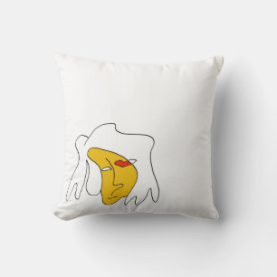 Cojín Decorativo ¡Cara En La Esquina De La Almohada!