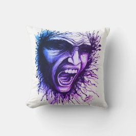 Cojín Decorativo Cara gritando