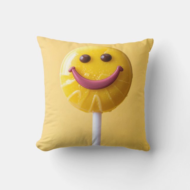 Cojín Decorativo cara sonriente (Anverso)