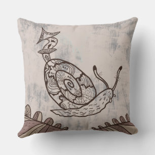 Cojín Decorativo caracol arte Halloween Pillow