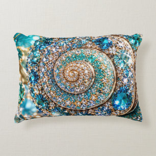 Cojín Decorativo Caracol joya brillante