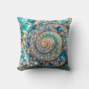 Cojín Decorativo Caracol joya brillante