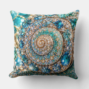 Cojín Decorativo Caracol joya brillante