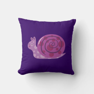 Cojín Decorativo Caracol morado