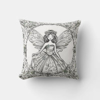 Carácter lechero Pillow Cushion